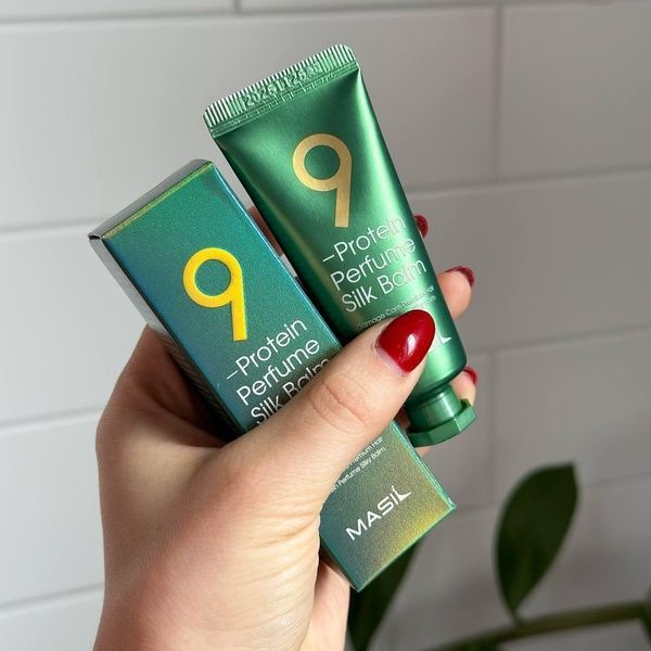 Бальзам несмываемый с протеинами для поврежденных волос Masil 9 Protein Perfume Silk Balm, 20мл cia-238 фото