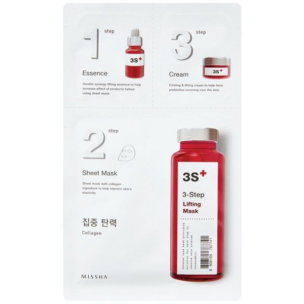 Ліфтингова маска з колагеном для обличчя Missha 3-Step Lifting Mask 795-49c фото