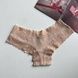 Трусики-чіки жіночі бавовняні з мереживом PINK Victoria's Secret бежеві h1e-jlp-v1w фото 1