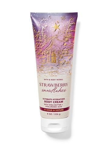 Крем для тела STRAWBERRY SNOWFLAKES Bath&Body Works, 226 г 4a1-a20 фото