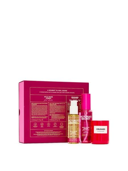 Подарочный набор Victoria's Secret 3-Piece Wild Rose Amber Gift Set 25166096 фото