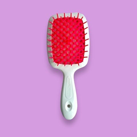 Щетка для волос Janeke Superbrush The Original Белый-Розовый wxi-6bl-gs6 фото