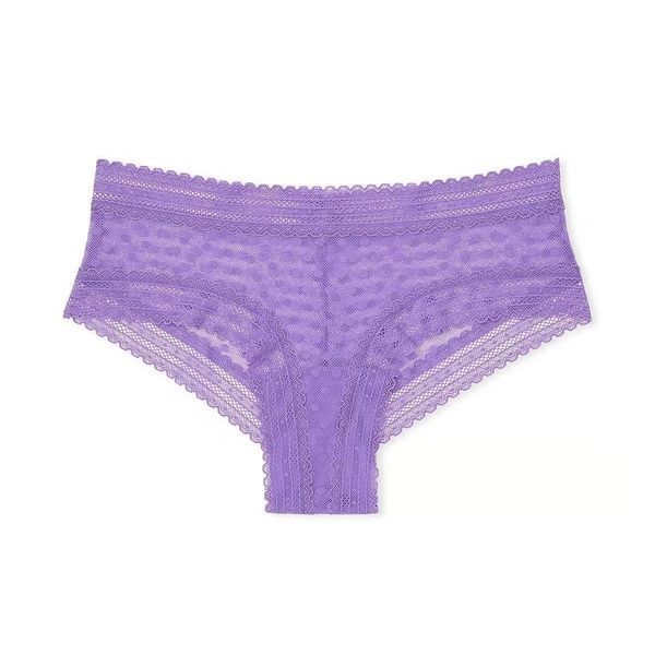 Трусики-чики женские кружевные PINK Victorias Secret Wink Cheeky Panty сиреневые 4fl-wtq-2zw фото