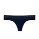 Трусики-стринги женские хлопковые Victoria's Secret Logo Cotton Thong Panty синие 7t1-kc8-0ed фото 2