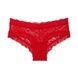 Трусики-чики женские кружевные Victoria's Secret Lace-Up Cheeky Panty красные 33z-zzy-mrr фото 3