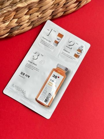 Осветляющая маска для лица Missha 3-Step Whitening Mask c64-1b5 фото