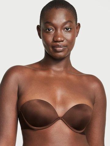 Бюстгальтер с пуш-ап Victoria's Secret Bare Every-Way Strapless Bra коричневый 4n2-qrd-t8b фото