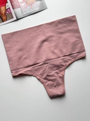 Трусики-стринги с утяжкой черные PINK Victoria's Secret Seamless Shape пудровые wnl-jkh-b3t фото