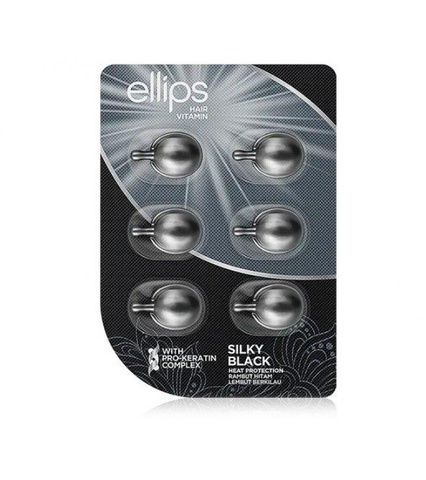 Сыворотка для волос Шелковая ночь Ellips Pro-Keratin Complex, 6 шт (по 1мл) pfh-p2b-a07 фото