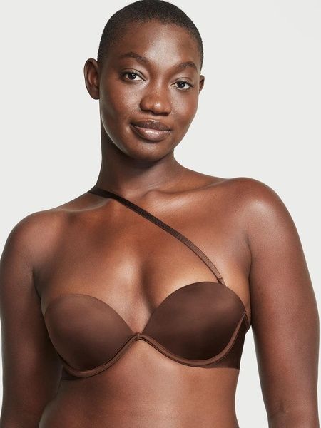 Бюстгальтер с пуш-ап Victoria's Secret Bare Every-Way Strapless Bra коричневый 4n2-qrd-t8b фото