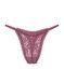 Трусики-стринги жіночі мереживні Victoria's Secret&nbsp;Lace String Thong Panty бордові 6id-50d-52w фото 3