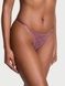 Трусики-стринги жіночі мереживні Victoria's Secret&nbsp;Lace String Thong Panty бордові 6id-50d-52w фото 1