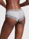 Трусики-чики женские хлопковые с кружевом&nbsp;PINK Victoria's Secret Wink Lace-Trim Cheeky Panty серые 6tn-e7w-1jv фото 2