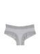 Трусики-чики женские хлопковые с кружевом&nbsp;PINK Victoria's Secret Wink Lace-Trim Cheeky Panty серые 6tn-e7w-1jv фото 3