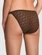 Трусики-чіки жіночі мереживні PINK Victoria's Secret Dot Mesh Cheeky Panty коричневі i3k-xig-6oi фото 3