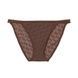Трусики-чіки жіночі мереживні PINK Victoria's Secret Dot Mesh Cheeky Panty коричневі i3k-xig-6oi фото 1