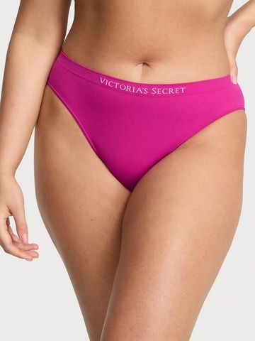 Трусики-бикини женские с микрофибры Victoria's Secret Seamless Bikini Panty фуксия thx-q5p-2qu фото