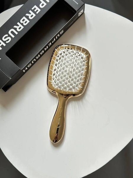 Щітка для волосся Janeke Superbrush The Original Золотий-Білий 6hp-jjp-jas фото