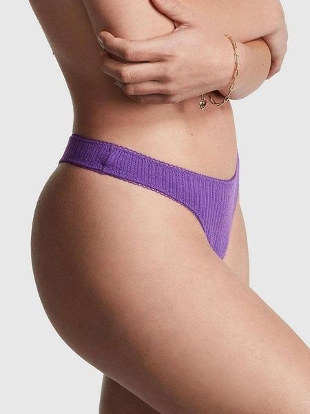 Трусики-стрінги жіночі PINK Victoria's Secret фіолетові 800-537 фото