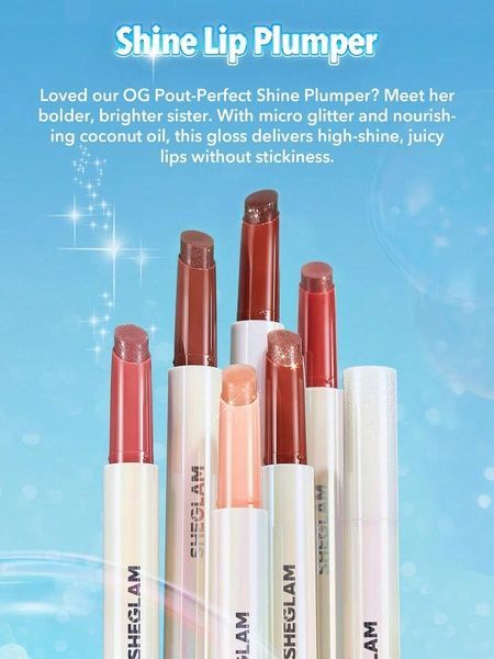 Плампер для губ с шиммером Sheglam Pout-Perfect Shimmer Lip Plumper, 2 г Gold Rush pcs-1vp-1ep фото