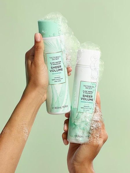 Кондиционер для объема волос Victoria's Secret - Sheer Volume Aloe Water & Hibiscus, 300 мл 015-101 фото
