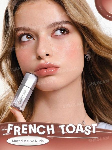 Блиск для губ Sheglam Glass Lock Air Gloss (013 French Toast) 3,4 мл 9c9-i76 фото