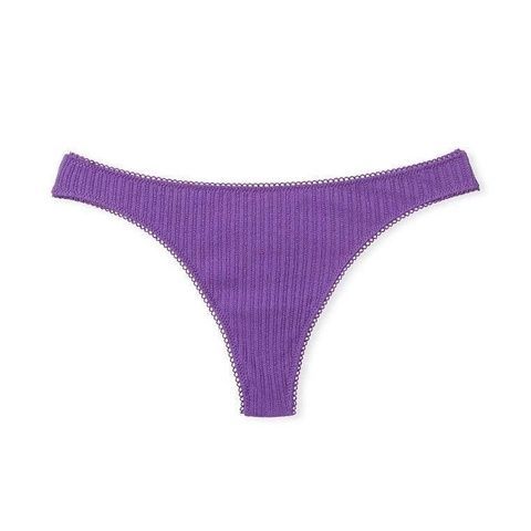 Трусики-стринги женские PINK Victoria's Secret фиолетовые 800-537 фото