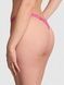 Трусики-стрінги бавовняні PINK Victoria's Secret Logo Cotton Shine Micro Thong Panty рожеві 20q-yve-es2 фото 3