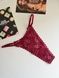Трусики-стринги жіночі мереживні Victoria's Secret&nbsp;Lace String Thong Panty червоні t4t-8kf-mzk фото 1
