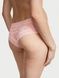 Трусики-чики женские кружевные Victoria's Secret Lace-Up Cheeky Panty пудровые ufo-x5m-qq8 фото 2