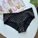 Трусики-чики женские бесшовные с кружевом Victoria's Secret черные ath-cmc-06v фото 1