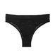 Трусики-бразилиана женские кружевные PINK Victorias Secret Wink Logo High-Cut Brazilian Panty черные 86q-slu-og5 фото 2