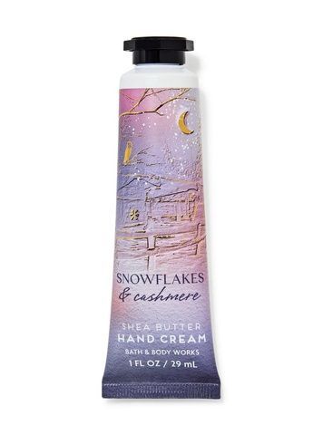 Крем для рук Bath&Body Works - SNOWFLAKES & CASHMERE, 29 мл 21a-2i3 фото