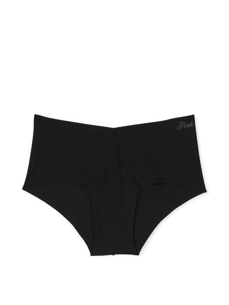 Трусики-чики женские бесшовные PINK Victoria's Secret No-Show Cheeky Panty черные  cvx-u4c-zfe фото