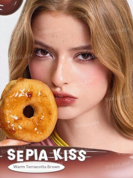 Блеск для губ Sheglam Glass Lock Air Gloss (555 Sepia Kiss) 3,4 мл 7c6-343 фото