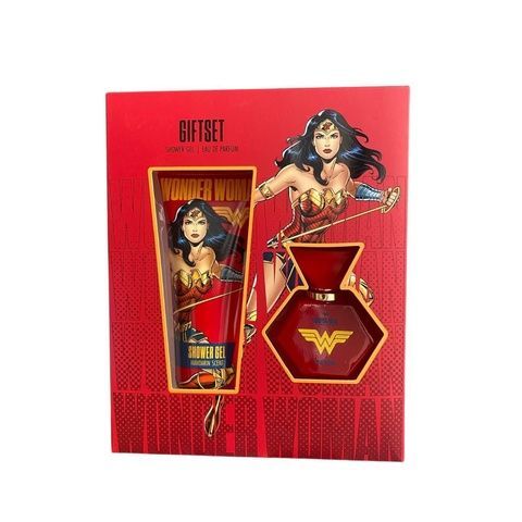 Подарочный набор мужской (парфюм+гель для душа) Giftset Batman Wonder Woman a7a-056 фото