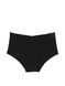 Трусики-чики женские бесшовные PINK Victoria's Secret No-Show Cheeky Panty черные  cvx-u4c-zfe фото 3