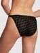 Трусики-чіки жіночі мереживні PINK Victoria's Secret Dot Mesh Cheeky Panty чорні suf-cy2-a77 фото 3