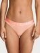 Трусики-стринги женские хлопковые с&nbsp;логотипом Victoria's Secret Exploded Logo Cotton Thong персиковые XL 81y-qu5-orr фото 1