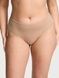 Трусики-чики жіночі бавовняні Victoria's Secret Cotton Lace-Waist Cheeky Panty бежеві a4v-i7q-ebl фото 1
