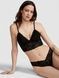 Трусики-бразиліана жіночі мереживні PINK Victoria's Secret Wink V-Front Brazilian Panty чорні ygq-47x-fgm фото 2