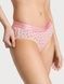 Трусики-хіпстер жіночі Victoria's Secret Logo Cotton Hiphugger Panty&nbsp;рожеві e6l-hjd-rn4 фото 1