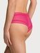 Трусики-чики женские кружевные Victoria's Secret Heart Lace Cheeky Panty розовые 0tp-lx6-aie фото 2