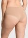 Трусики-чики жіночі бавовняні Victoria's Secret Cotton Lace-Waist Cheeky Panty бежеві a4v-i7q-ebl фото 3