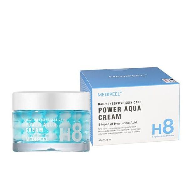 Крем для лица капсульный увлажняющий Medi-Peel Power Aqua Cream с пептидами 50 мл 260-90c фото