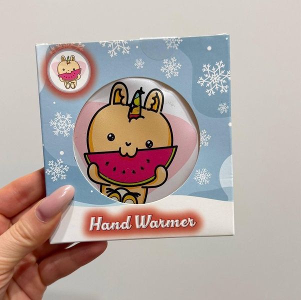 Грелка для рук Зайчик с арбузом Hand Warmer ba2-616 фото