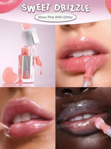 Блиск для губ Sheglam Glass Lock Air Gloss (012 Sweet Drizzle) 3,4 мл 183-67i фото
