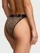 Трусики-бразилиана женские хлопковые с логотипом Victoria's Secret Exploded Logo Cotton 90s Brief Panty леопардовые  ym9-di6-id4 фото 3