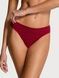Трусики-бикини женские хлопковые Victoria's Secret Stretch Cotton Sparkle Bikini Panty бордовые h0q-g77-7t3 фото 1