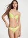 Трусики-стринги женские хлопковые Victoria's Secret Logo Cotton Thong Panty желтые 3ba-jfo-05s фото 5